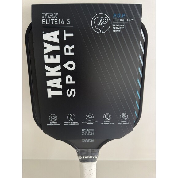 Takeya Sport Titan Elite 16-S Pickleball Paddle PRO 56011, 16in designed in USA - Picture 3 of 14